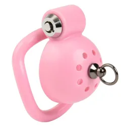 CockLock Cage avec laisse Round Leash 4 x 3.5 cm Rose